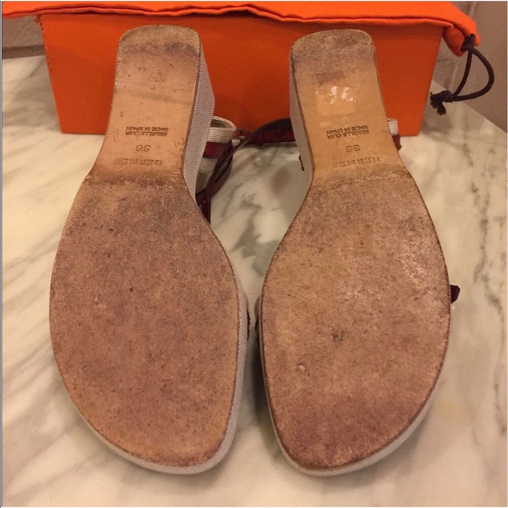 🛑 SOLD 🛑 Hermés wedge sandals - Picture 8 of 8
